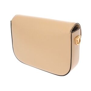 Gucci Horsebit Calfskin Shoulder Bag Beige Tan